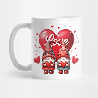 Gnomes Valentine's Day Couple Love Mug